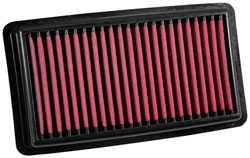 An AEM 28-50041 DryFlow Air Filter will improve performance by eliminating airflow restrictions 