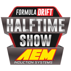 Formula Drift AEM induction systems Halftime Show logo